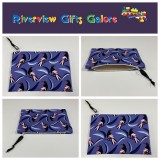 Zip Clutch / Purse / Bag / Pouch - Magpie Zip Clutch / Purse / Bag / Pouch - Magpie